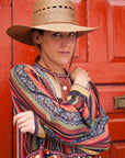Outback Lattice Gambler Palm Straw Hat