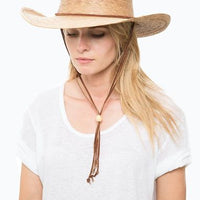 Outback Gambler Palm Straw Hat