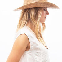 Rodeo Cowboy Palm Straw Hat