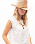 Rodeo Cowboy Palm Straw Hat