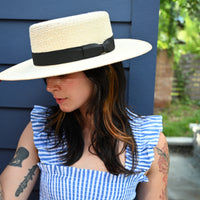 Boater Straw Hat