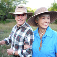 Outback Lattice Gambler Palm Straw Hat
