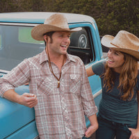 Rodeo Cowboy Palm Straw Hat