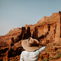 Gardener Lattice Straw Hat