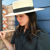 Boater Straw Hat