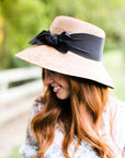 Somerset Black Bow Straw Hat