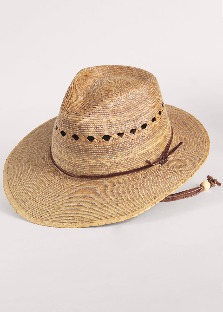 Amarillo | Mens Palm Straw Hat by American Hat Makers