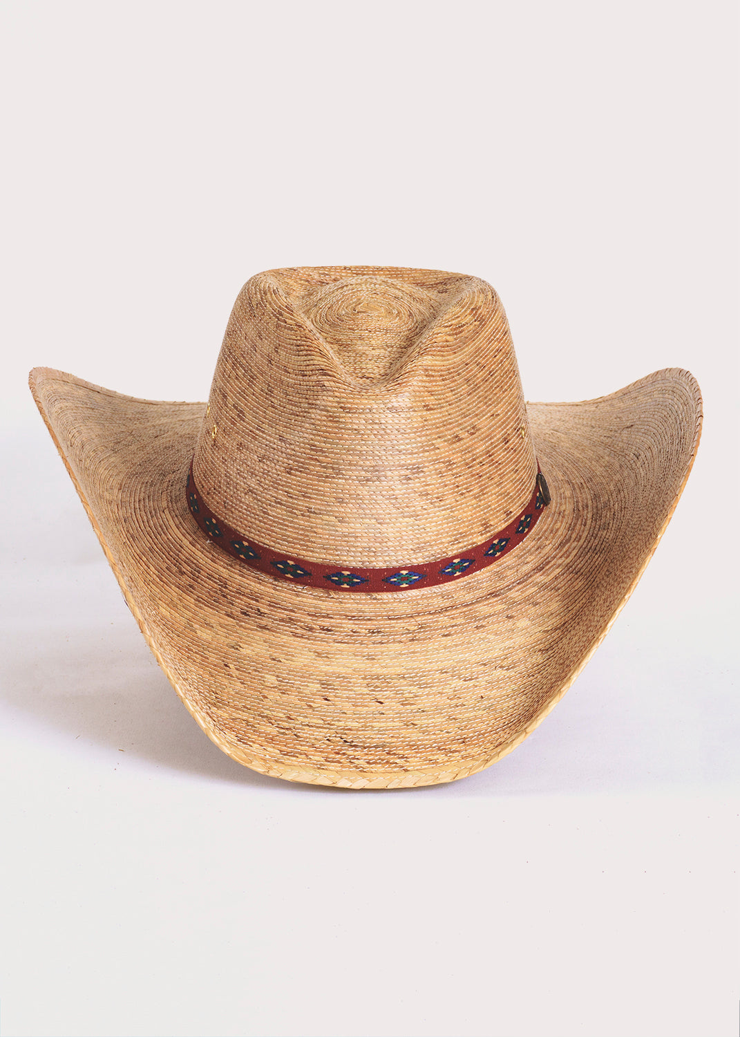 Brazos Straw Cowboy Hat | Handwoven Palm Cowboy Hat | Tula Hats display picture 3