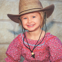 Child Cowkid Straw Hat