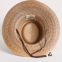 Outback Lattice Gambler Palm Straw Hat