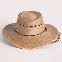 Outback Lattice Gambler Palm Straw Hat