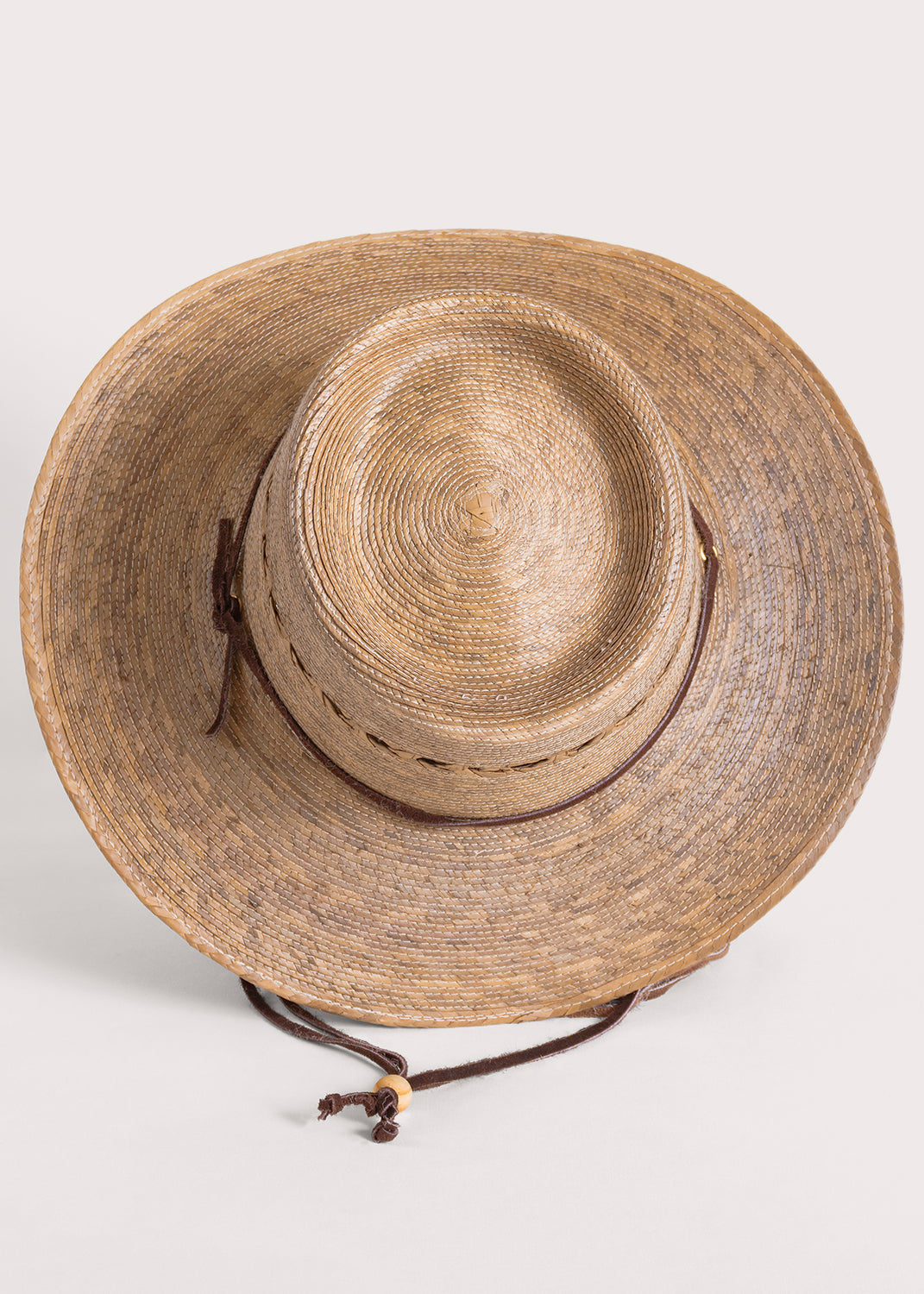 Outback Lattice Gambler Palm Straw Hat