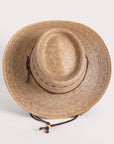 Outback Lattice Gambler Palm Straw Hat