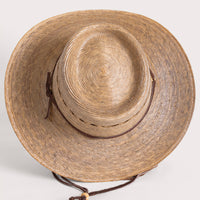 Outback Lattice Gambler Palm Straw Hat