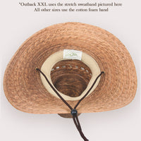 Outback Gambler Palm Straw Hat