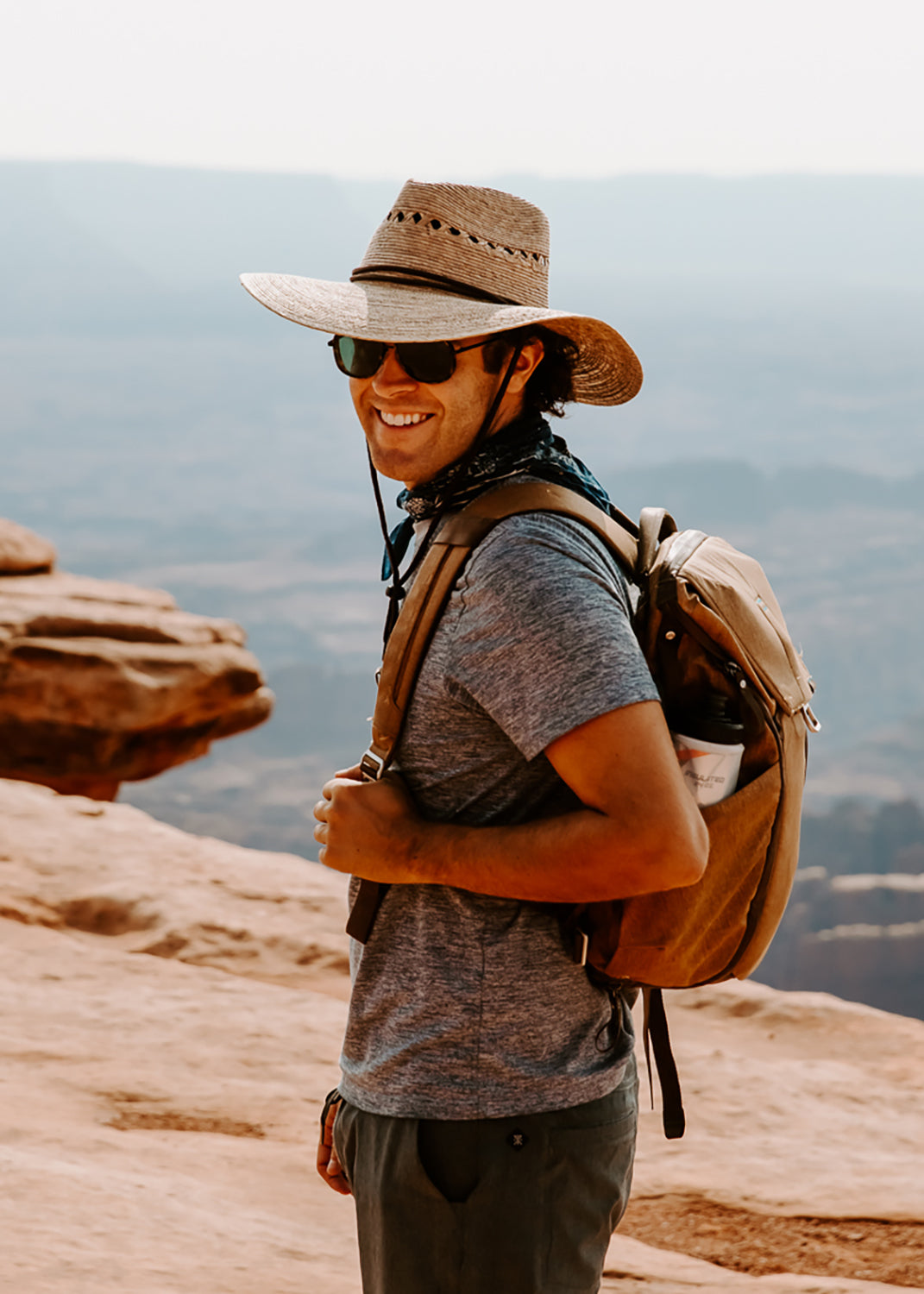 Gardener Lattice Straw Hat