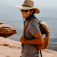 Gardener Lattice Straw Hat