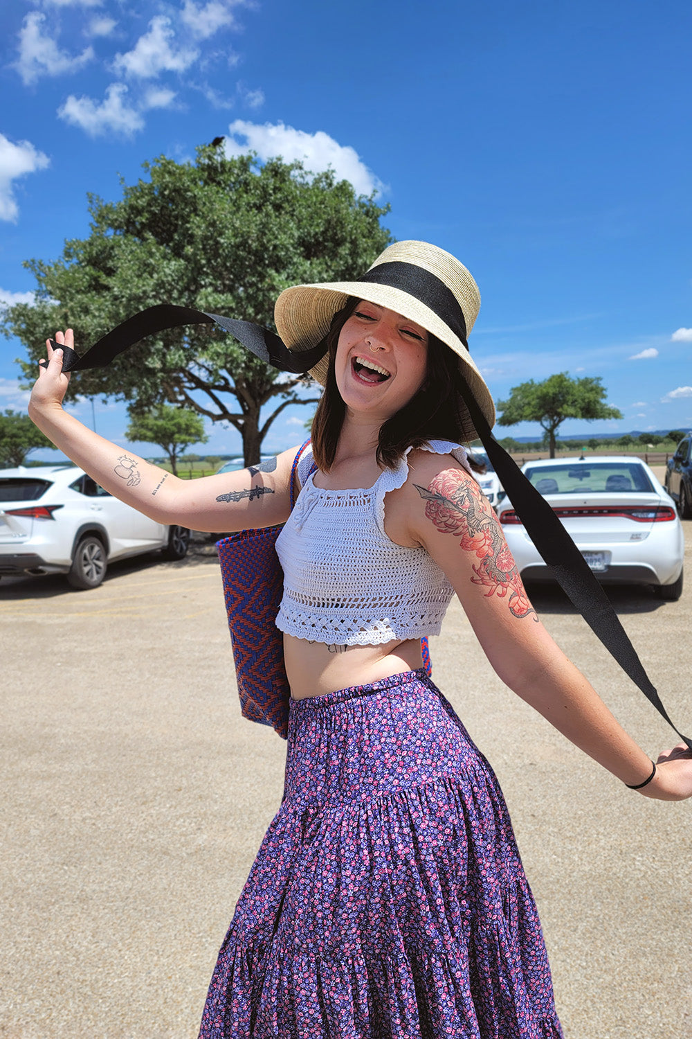 Juno Straw Hat Ribbon Tie