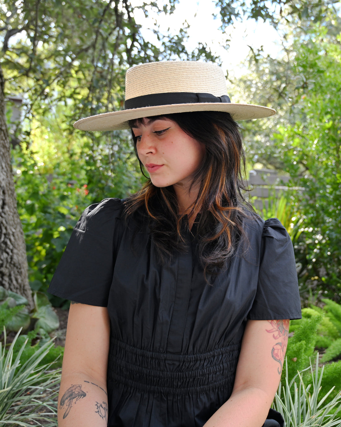 Boater Straw Hat