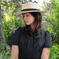 Boater Straw Hat