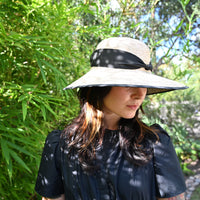 Lucy Straw Ponytail Hat