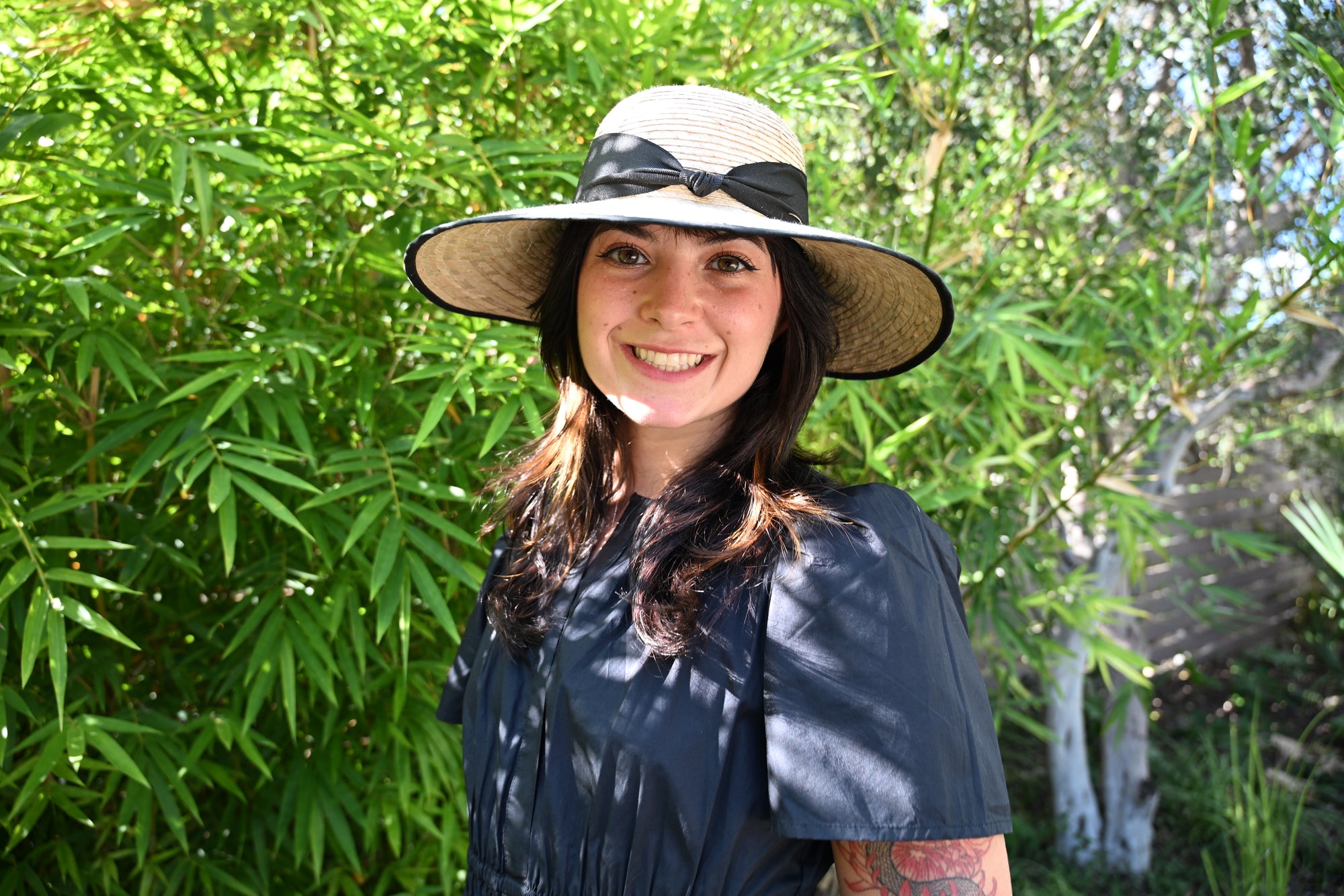 Lucy Straw Ponytail Hat