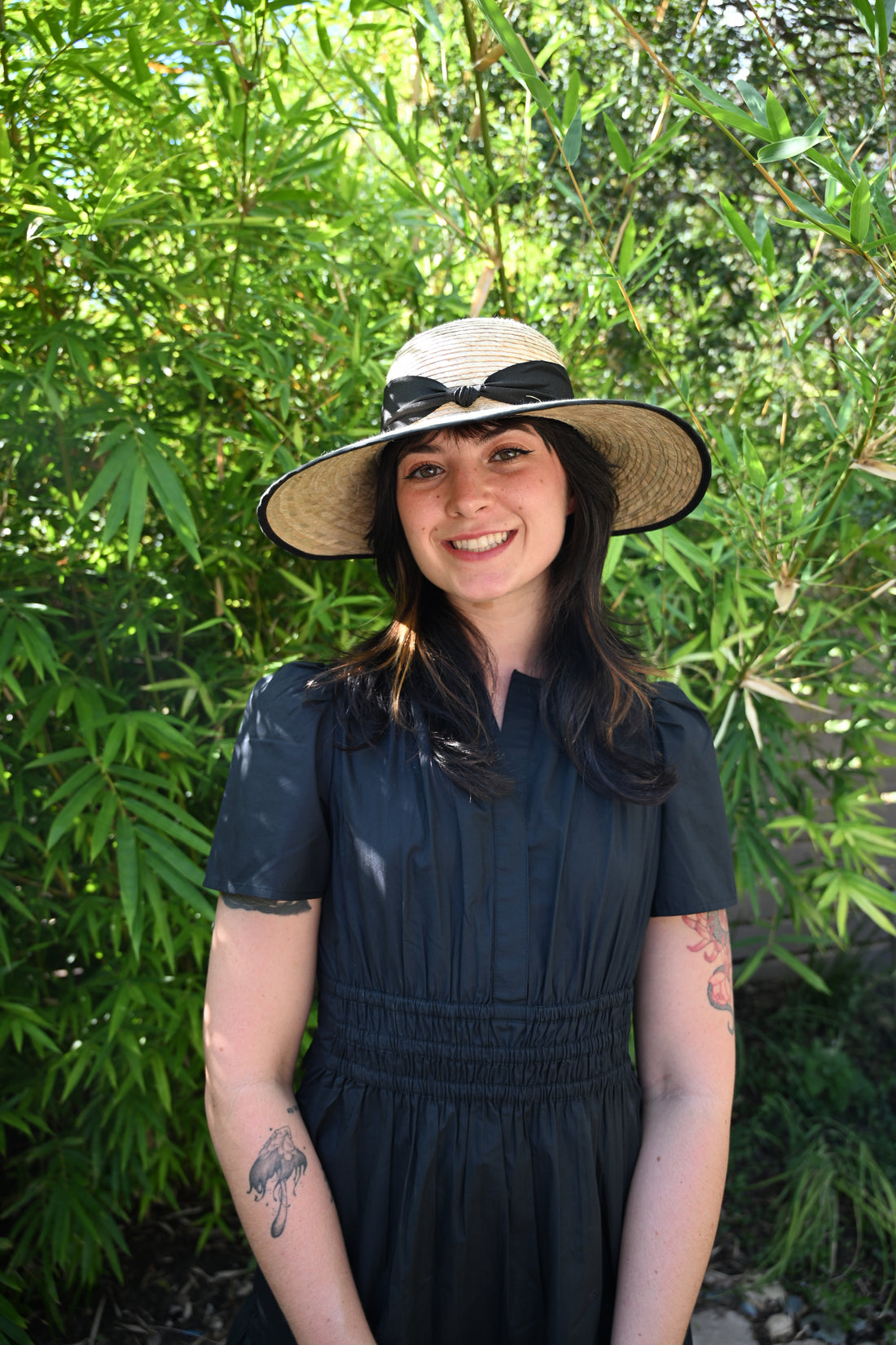 Lucy Straw Ponytail Hat