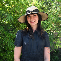 Lucy Straw Ponytail Hat