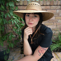 Ranch Lattice Straw Hat