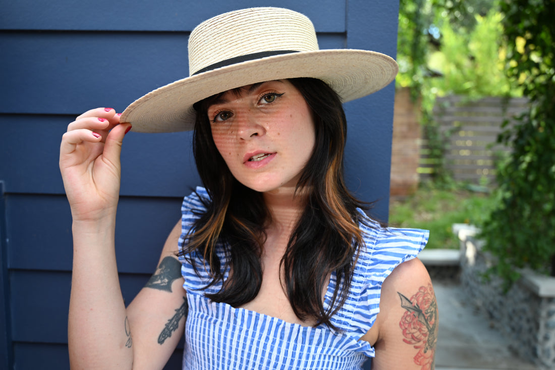Boater Straw Hat