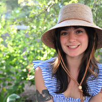 Abby Straw Bucket Hat