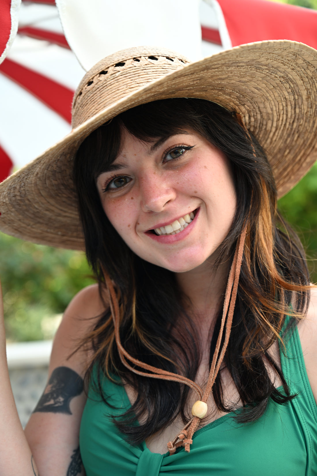 Ranch Lattice Straw Hat