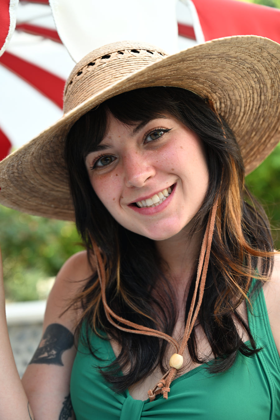 Ranch Lattice Straw Hat