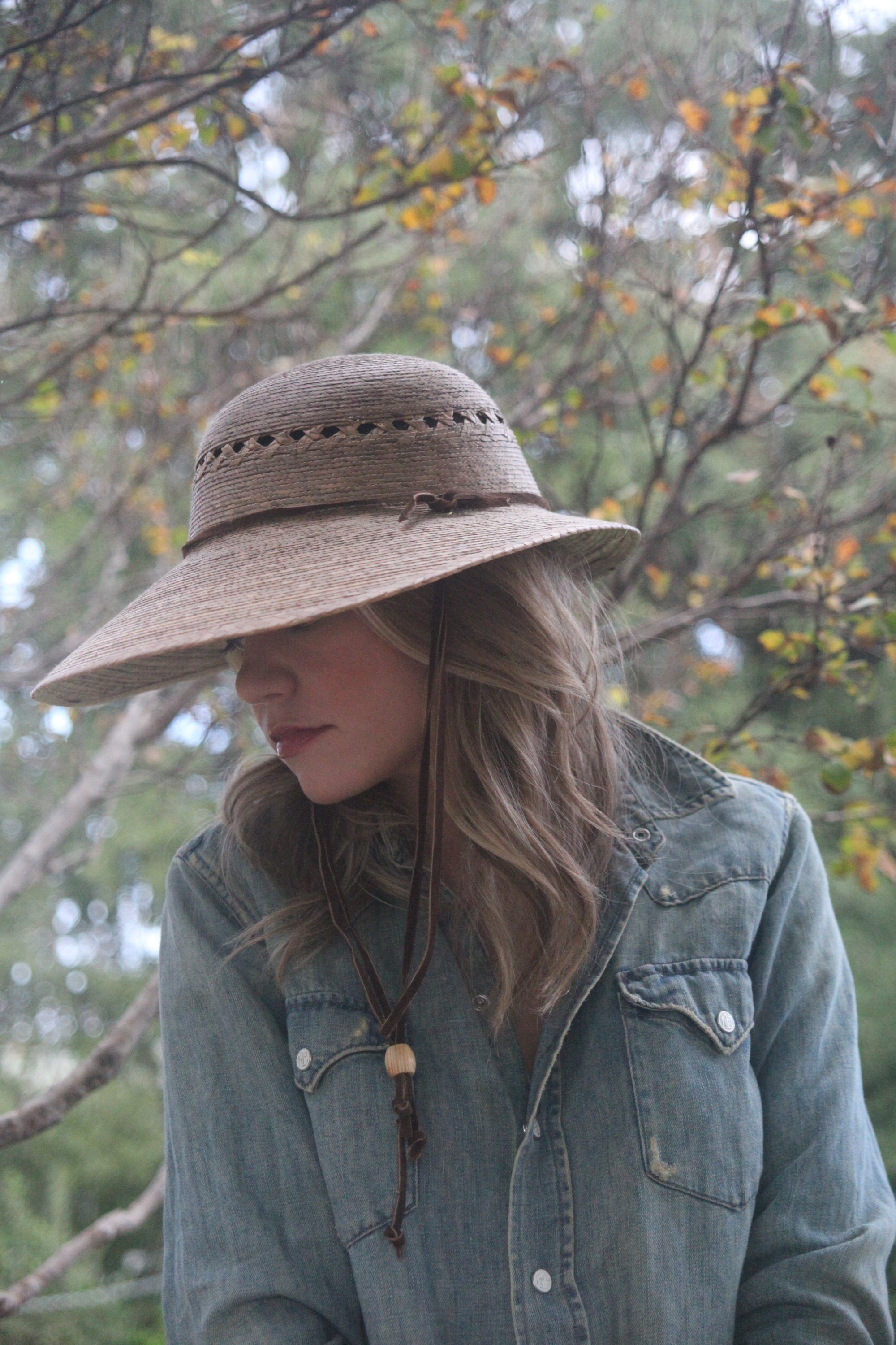 Laurel Lattice Straw Hat