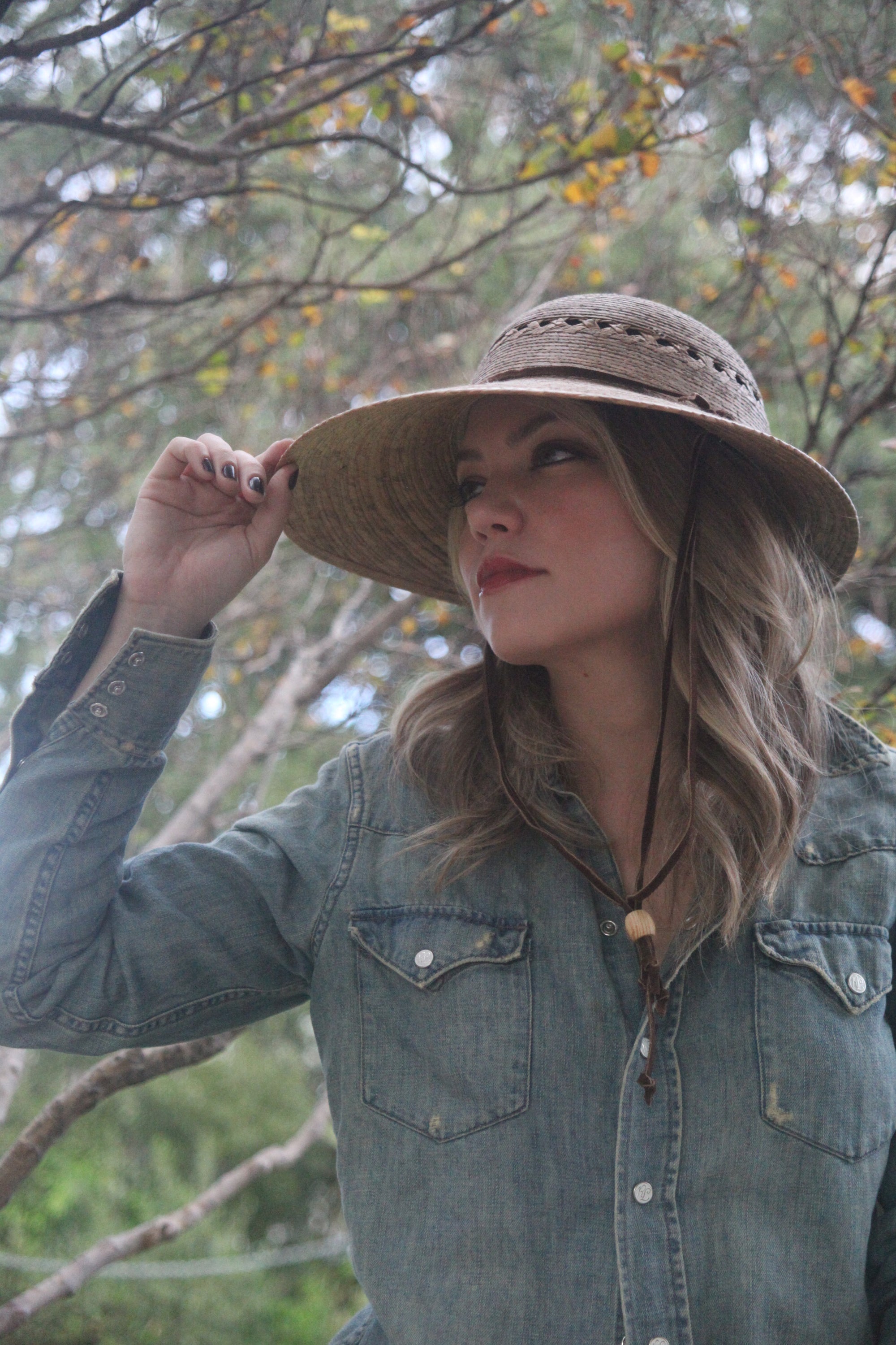 Laurel Lattice Straw Hat