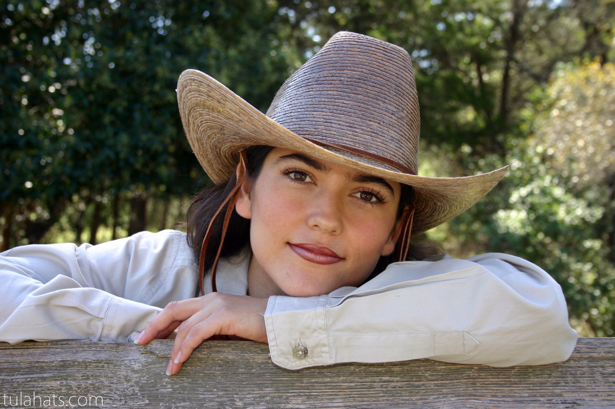Rodeo Cowboy Palm Straw Hat
