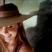 Open Crown Straw Hat