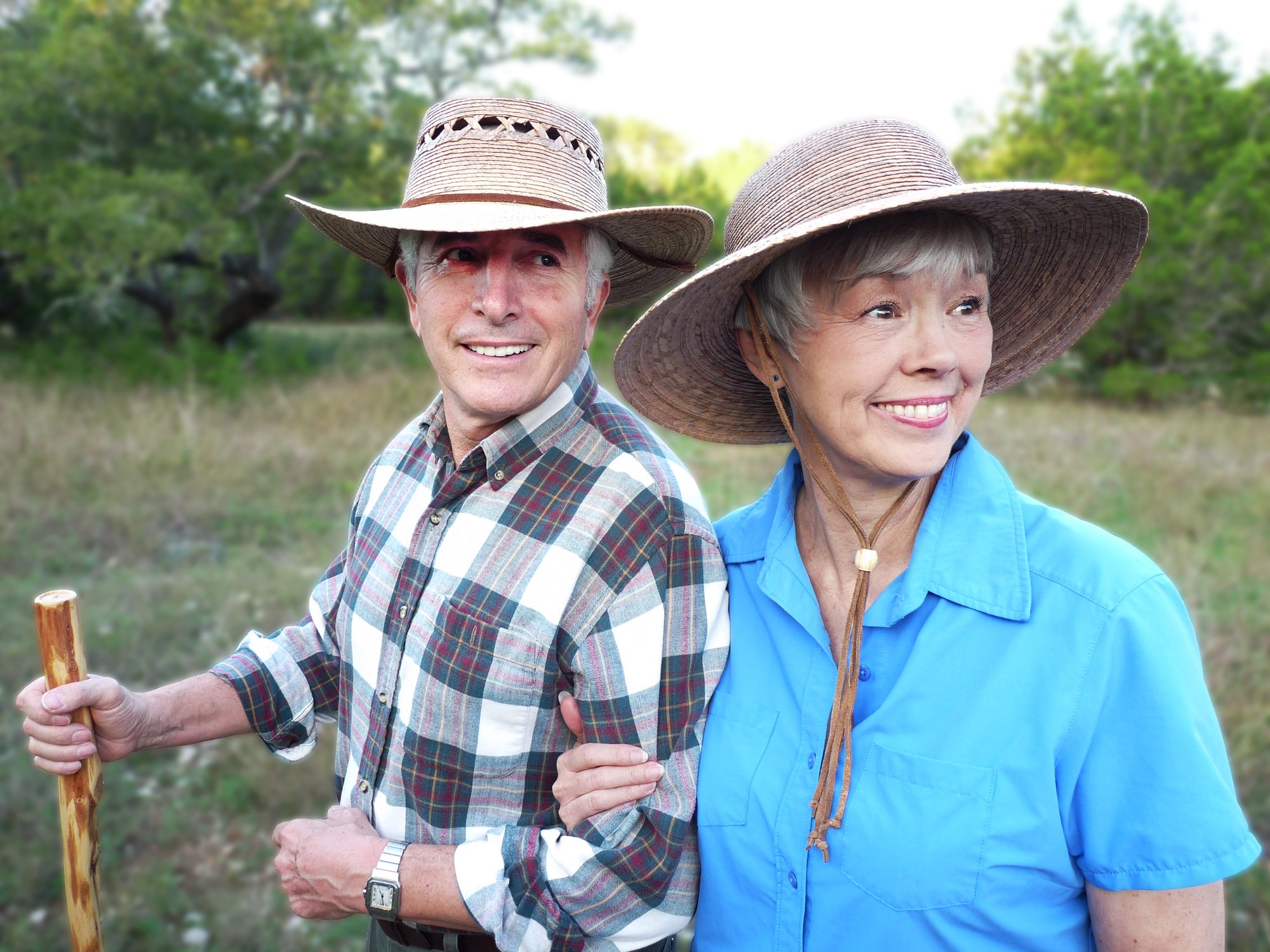 Outback Lattice Gambler Palm Straw Hat