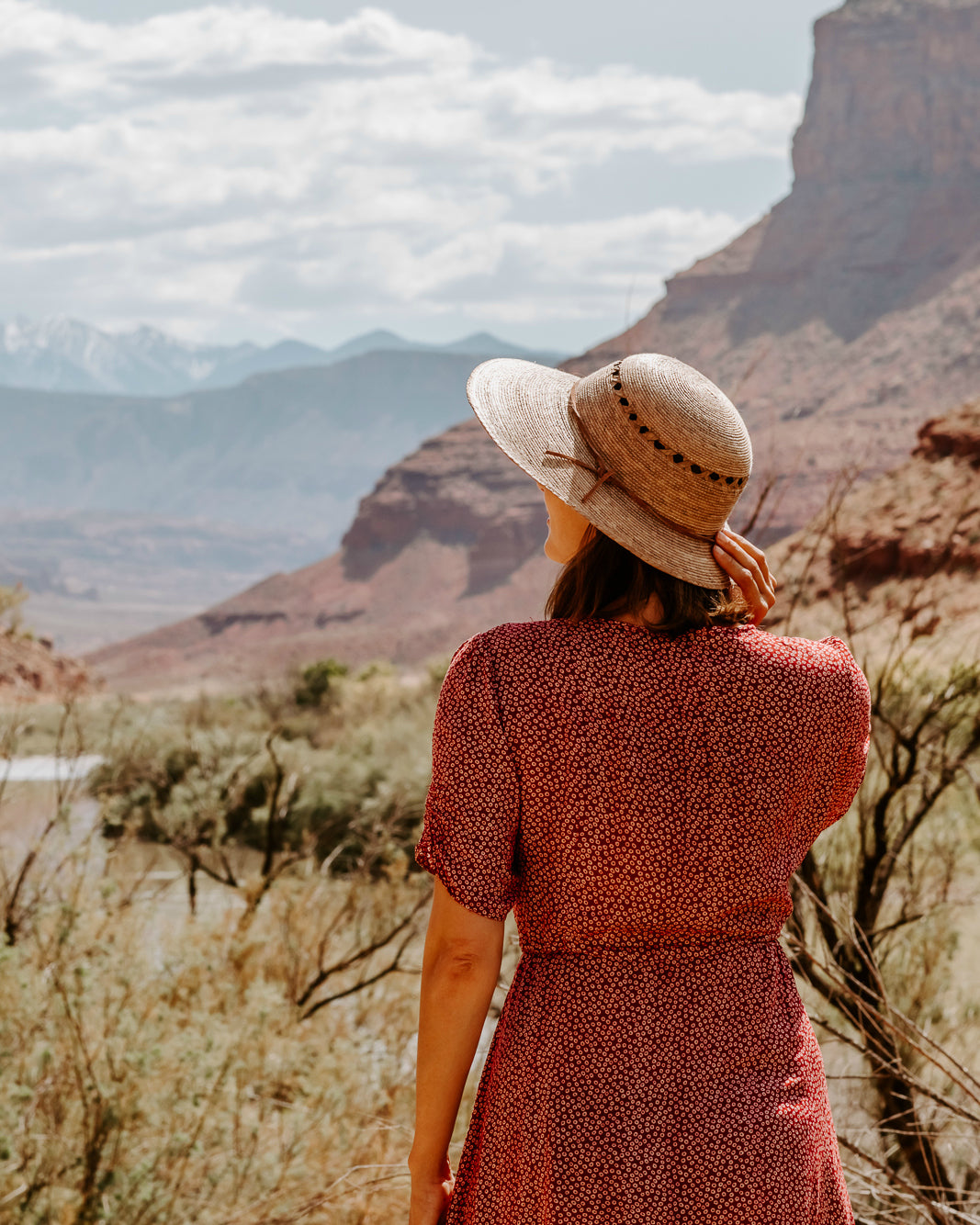 Laurel Lattice Extra Large Straw Hat