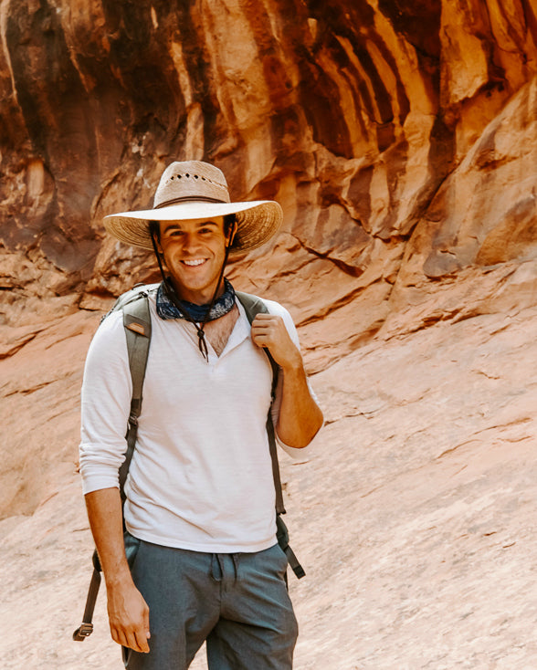 Gardener Lattice Straw Hat