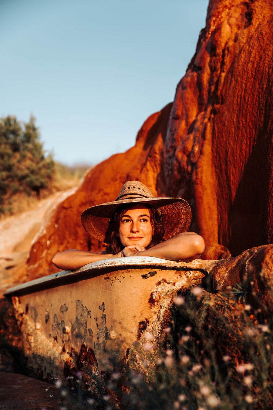 Gardener Lattice Straw Hat