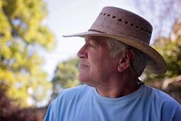 Outback Lattice Gambler Palm Straw Hat