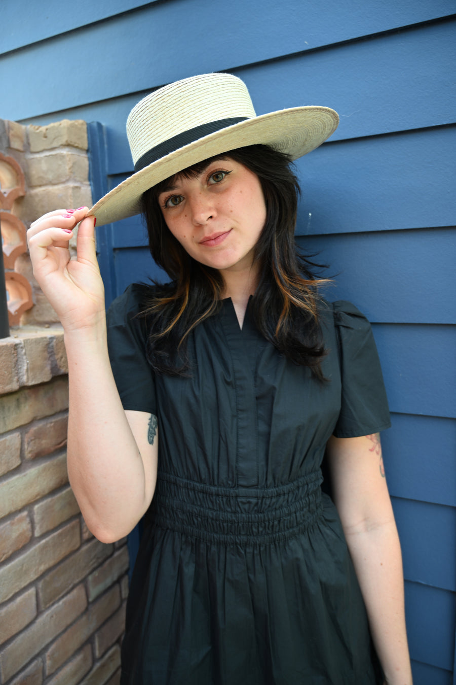 Boater Straw Hat