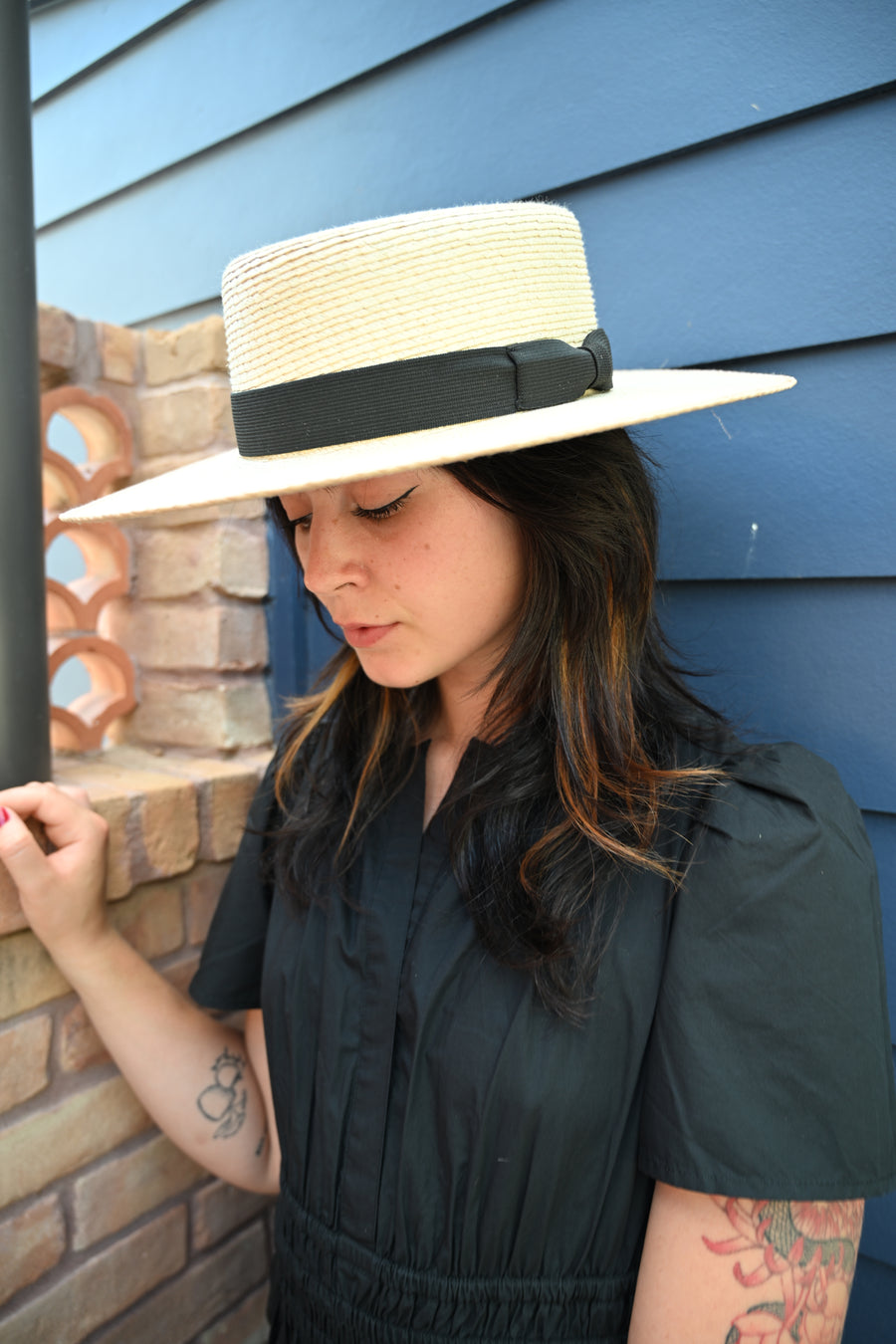 Boater Straw Hat