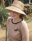 Abby Straw Bucket Hat