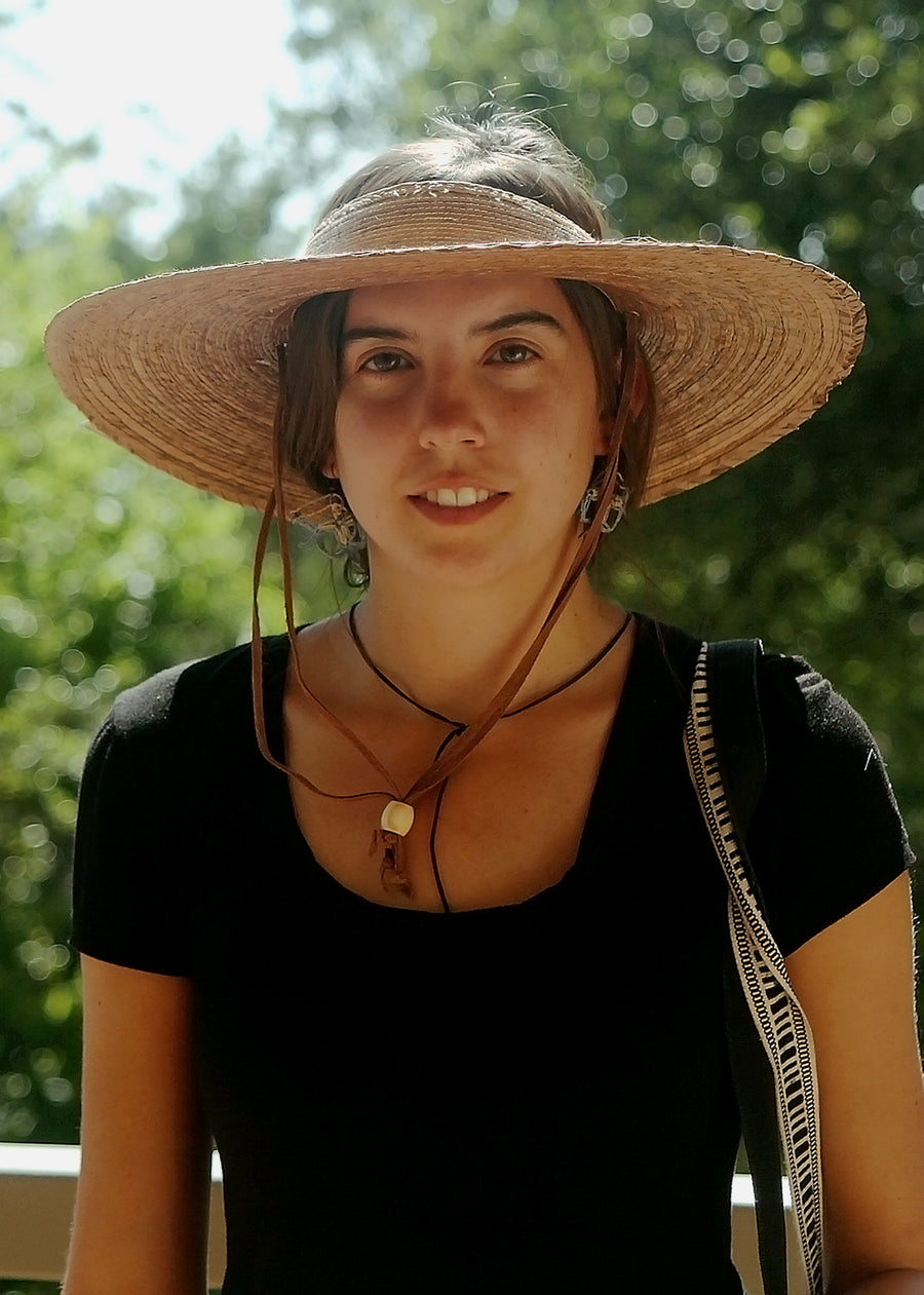 Open Crown Straw Hat