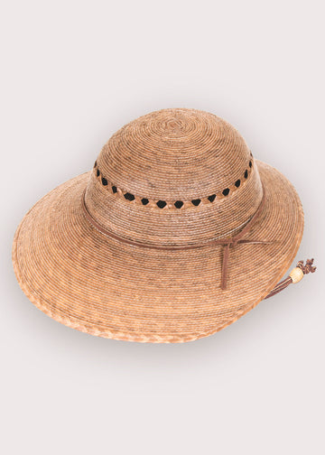 Laurel Lattice Straw Hat