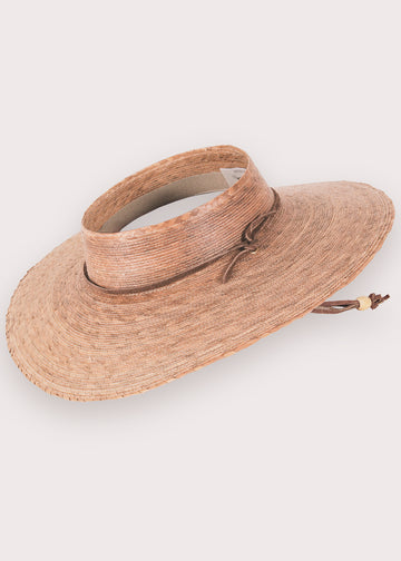 Open Crown Straw Hat