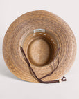 Outback Lattice Gambler Palm Straw Hat