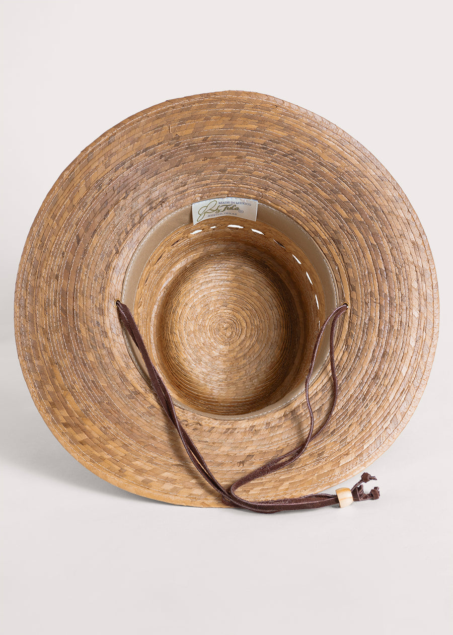 Outback Lattice Gambler Palm Straw Hat
